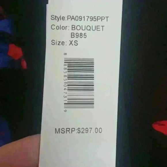 BRAND NEW!! PARKER XS FLORAL BODYCON VIBRANT DRESS - Picture 4 of 11